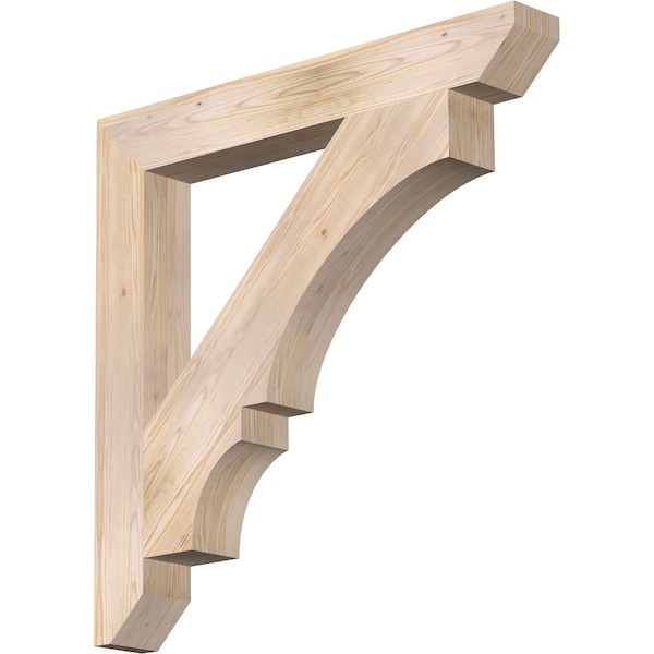 Ekena Millwork Balboa Slat Smooth Bracket, Douglas Fir, 5 1/2"W x 44"D x 44"H BKT06X44X44BOA06SDF - main